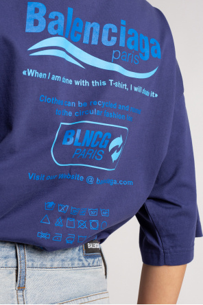 SchaferandweinerShops TW - shirt Balenciaga - Keep Smiling T